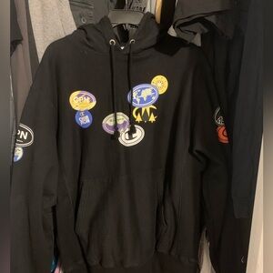 Boys black champion hoodie